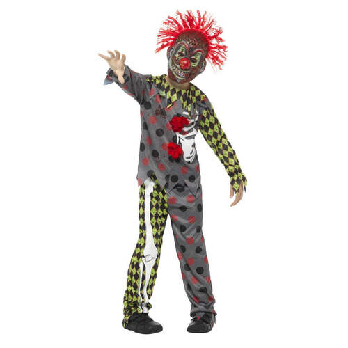 Kids Deluxe Twisted Clown Costume