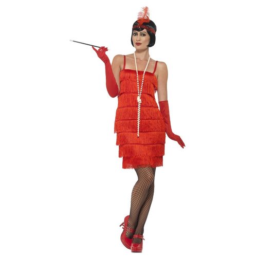 Short Red Flapper Costume