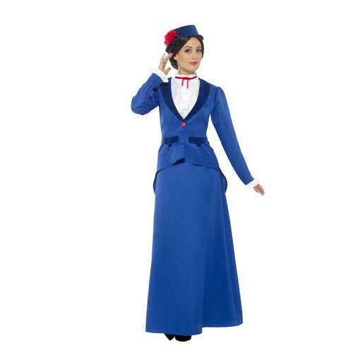 Victorian Nanny Blue with Jacket Costume 