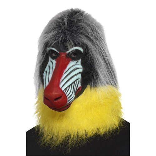 Baboon Grey Mask Full Overhead