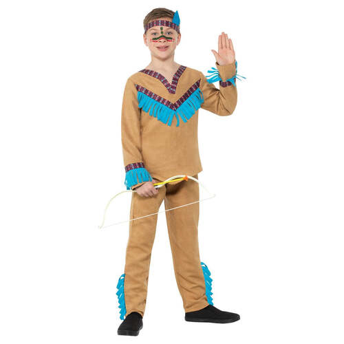 Brown Native American Inspired Boy Costume