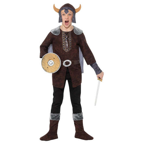Brown Viking Boy Costume