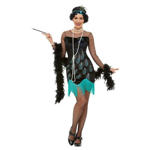 20s Peacock Flapper Costume