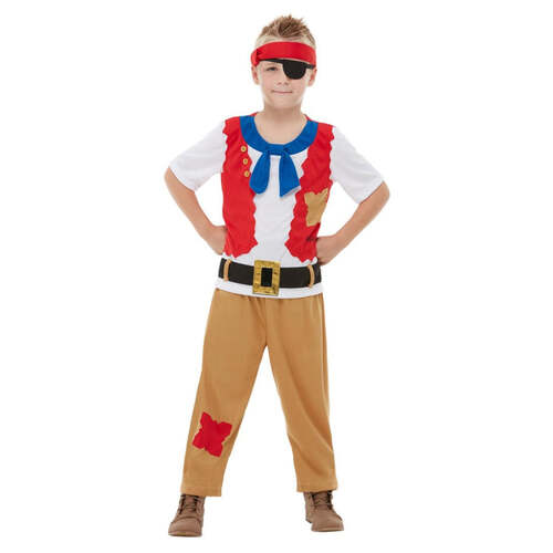 Kids Horrible Histories Pirate Crew Costume