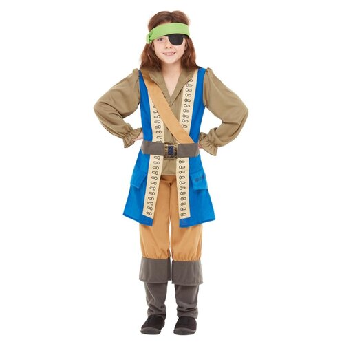 Kids Horrible Histories Pirate Captain Costume