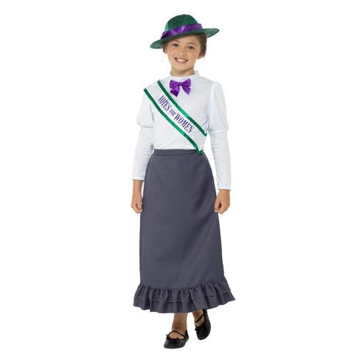 Kids Victorian Suffragette Costume