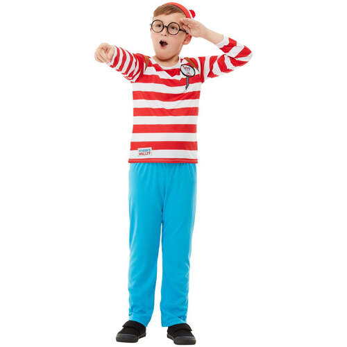 Kids Where's Wally? Deluxe Costume