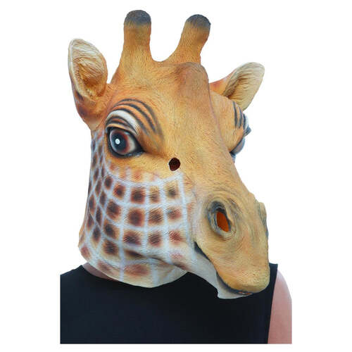 Giraffe Latex Mask