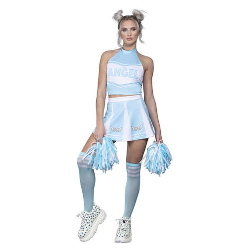 Blue Fever Angel Cheerleader Costume