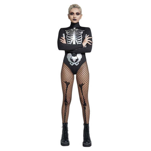 Ladies Fever Skeleton Costume