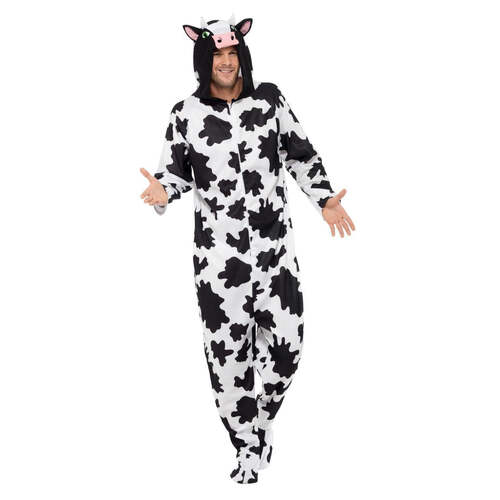 All in One Cow Costume with Hooded 