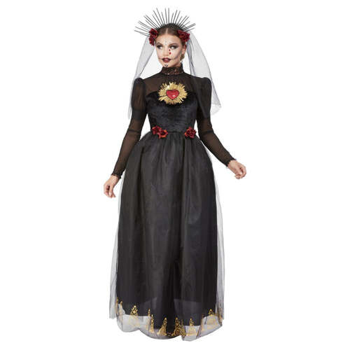 Black Deluxe DOTD Sacred Heart Bride Costume