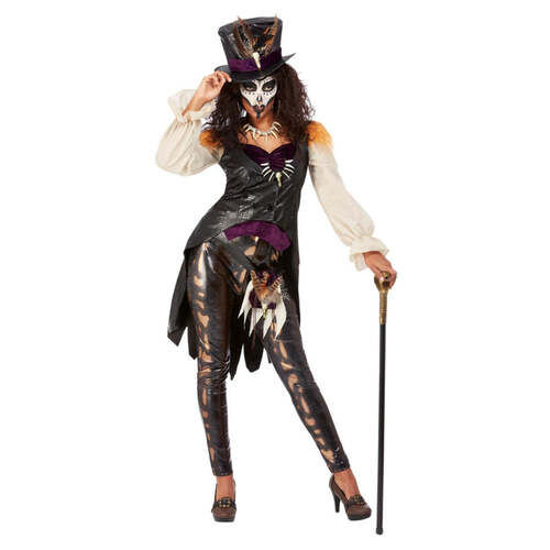 Black Deluxe Voodoo Witch Doctor Costume