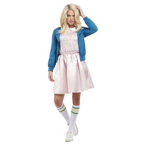 Pink 80s Strange Girl Costume