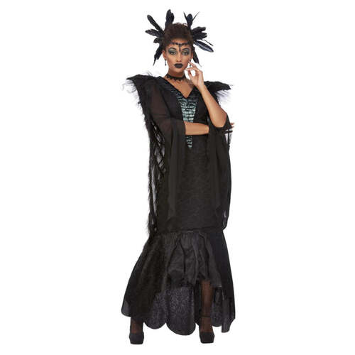 Black Deluxe Raven Queen Costume
