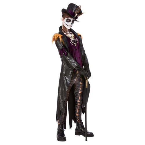 Black & Purple Deluxe Voodoo Witch Doctor Costume