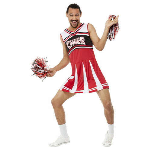 White & Red Give Me A...Cheerleader Costume