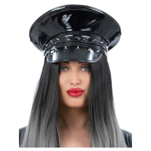 Spiked Bondage Captains Hat