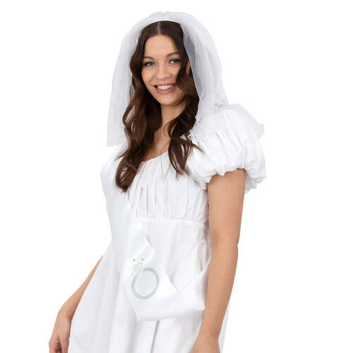 Universal Bride Veil & Sash Kit