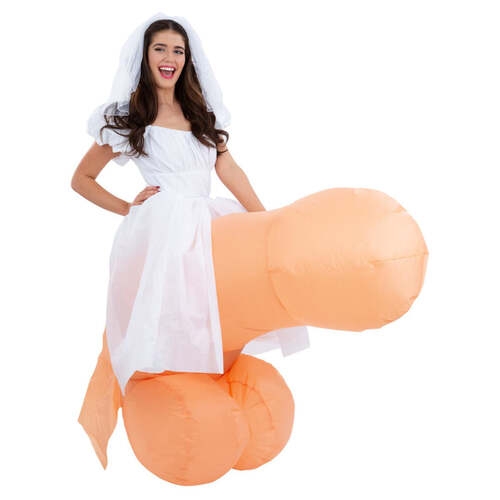 Bride On Inflatable Penis