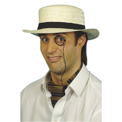 Straw Boater Hat