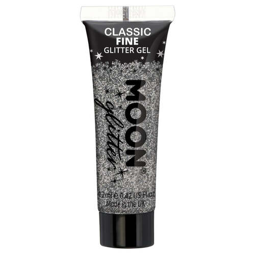 Moon Glitter Classic Fine Glitter Gel Silver