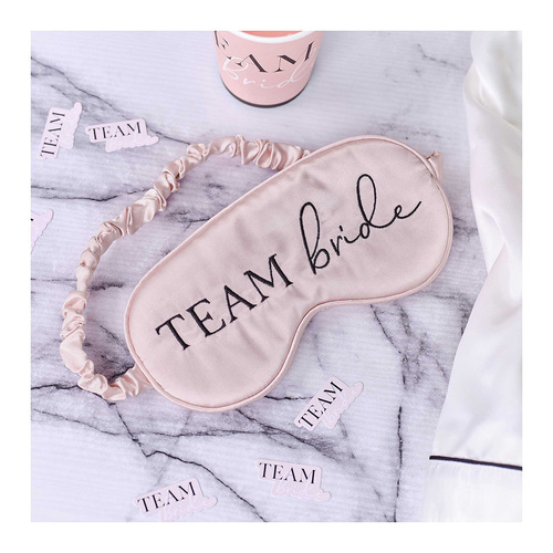 Future Mrs Pink Team Bride Sleep Mask