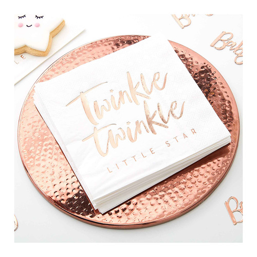 Twinkle Twinkle Napkins Foiled 16 Pack