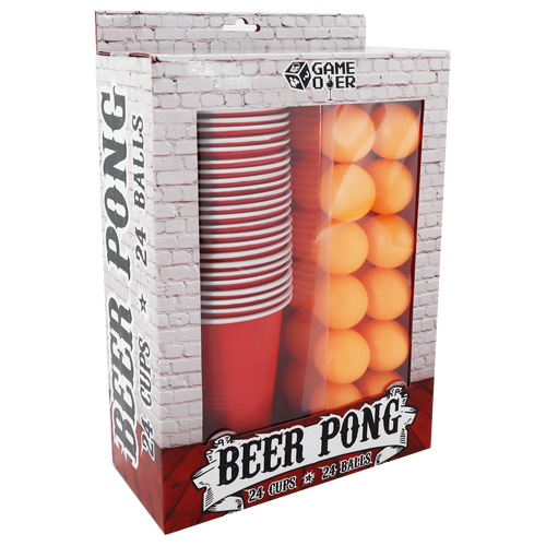 Beer Pong Game 24 Cups & 24 Ping Pong Balls