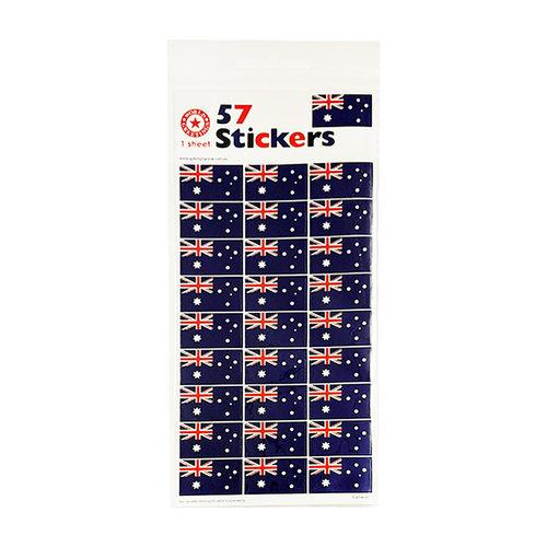 Australia Flag Stickers 57 pack 