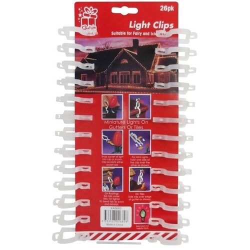 Light Clips Fairy/icicle Light 26pc