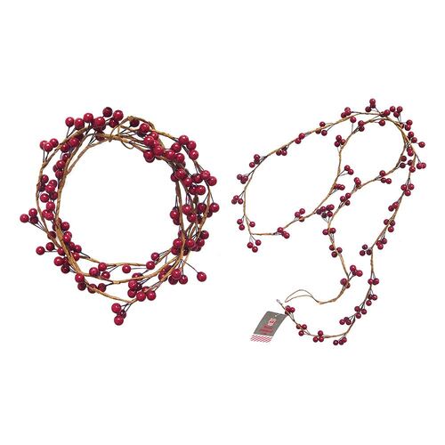 Garland Red Berries 150cm