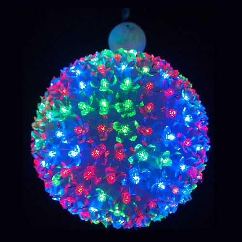 Christmas 200 Led Petal Ball 20cm Colour Change