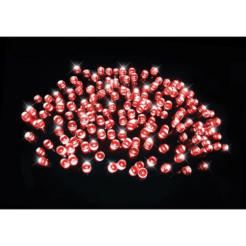 Christmas Leds Flashing Red 120pc