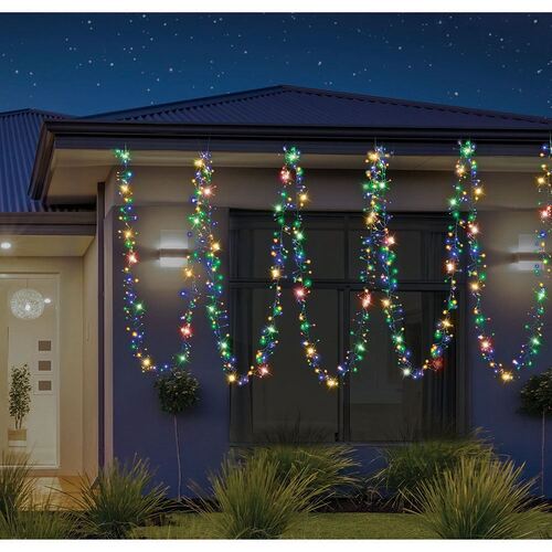 Christmas 720pc Led Cluster Lights Multicolour