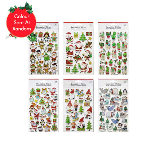 Cute Embos Christmas Character Stickers