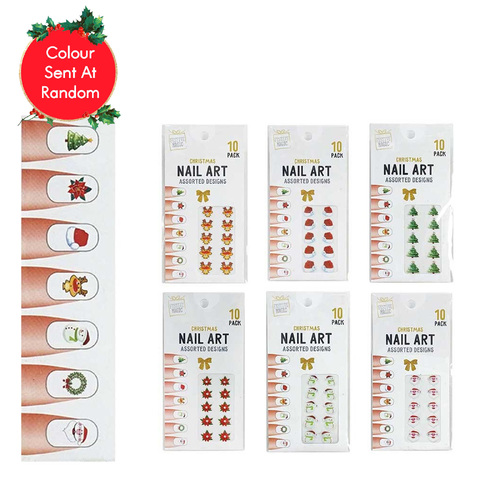 Christmas Nail Jewels 10 Pack