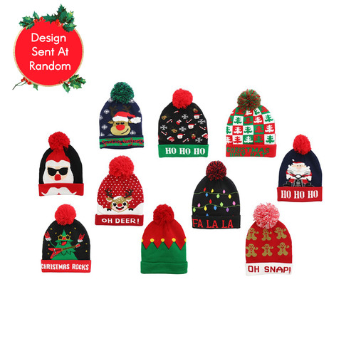 Festive Knitted Beanie Assorted