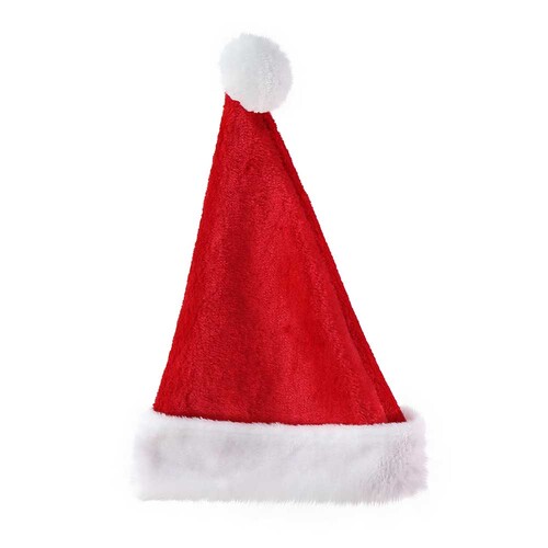 Santa Christmas Hat Plush Adults