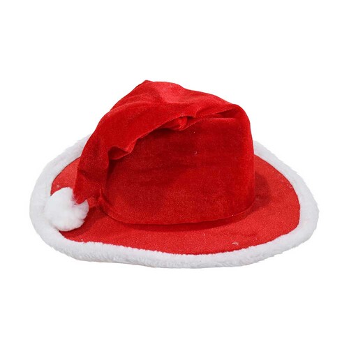 Santa Christmas Cowboy Hat Adult