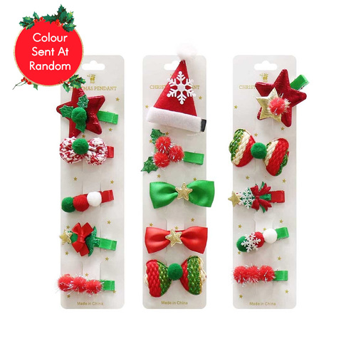 Christmas Hair Clip 5 Pack