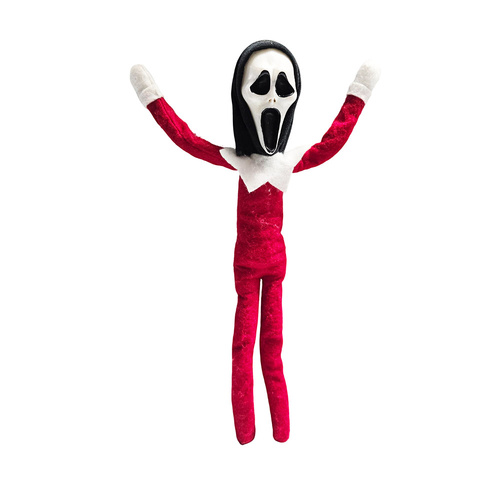 Ghost Face Halloween Elf Doll Poseable Horror Decoration 35cm