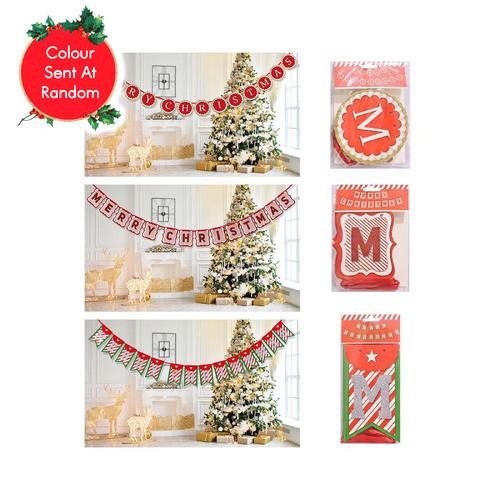 Bunting Merry Christmas 14pc
