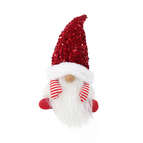 Furry Candy Gnome Sequin Hat