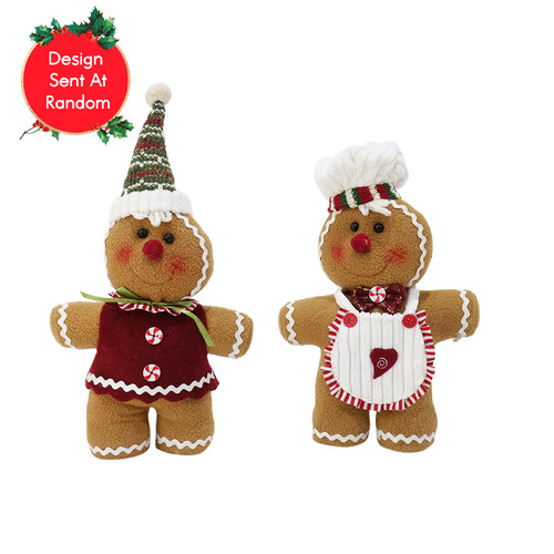 Gingerbeard Figurine Fleece Assorted 