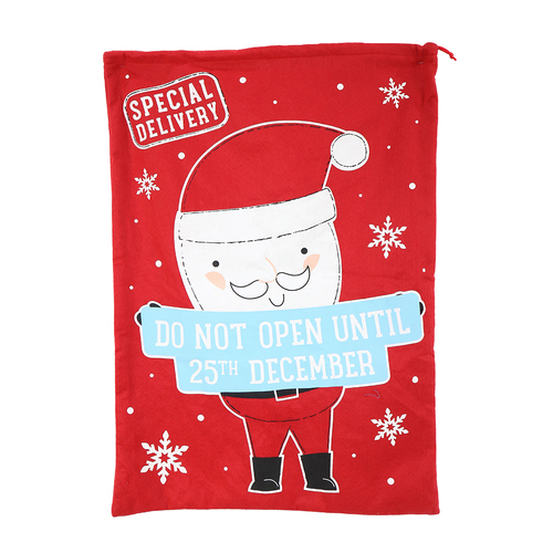 Sack Santa Special Delivery 70x50cm