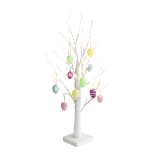 Lit Easter Egg Tree 60cm 10pc