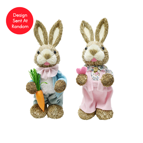 Dressed Easter Bunny Sisal 22cm  