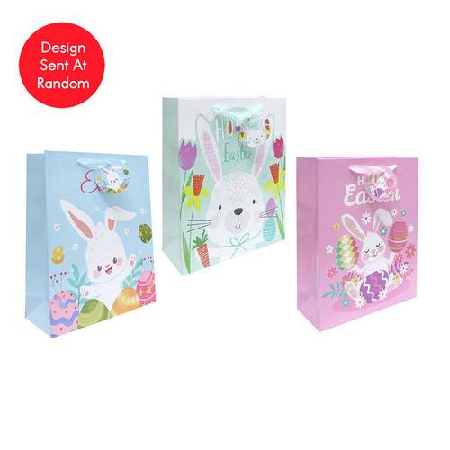 Easter Giftbag Cute Bunny Large Assorted