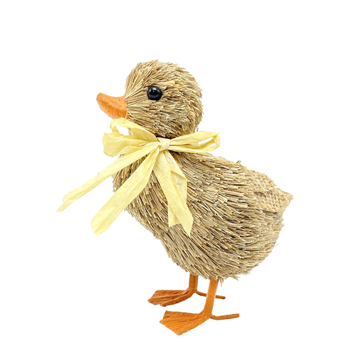 Sisal Easter Duck With Bow 15cm